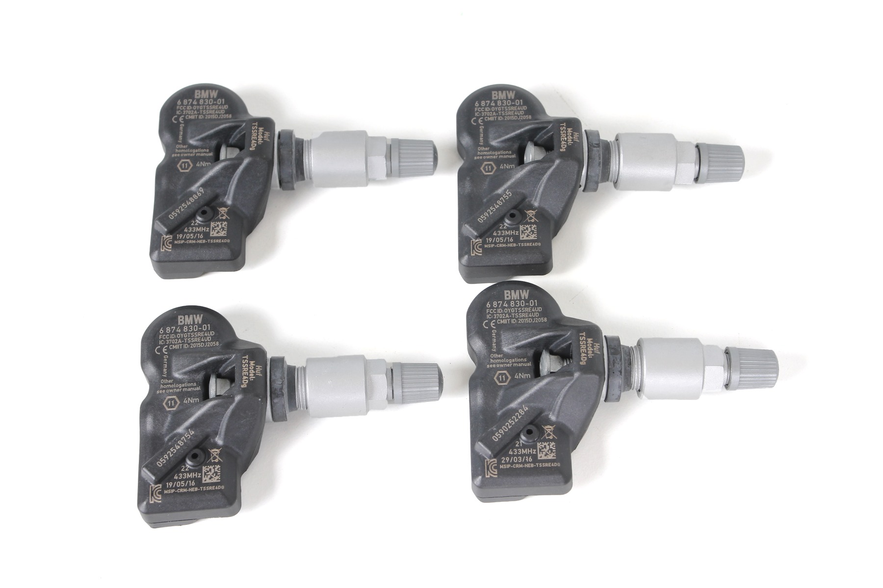 4 MINI BMW Reifendrucksensoren RDK 433 MHz Mini BMW 1er 3er 5er 6er Z4 6781847